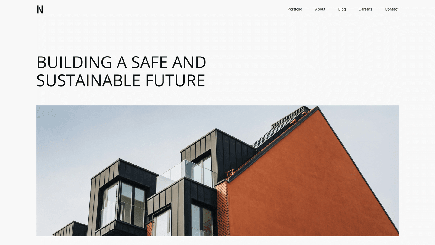 construction web design